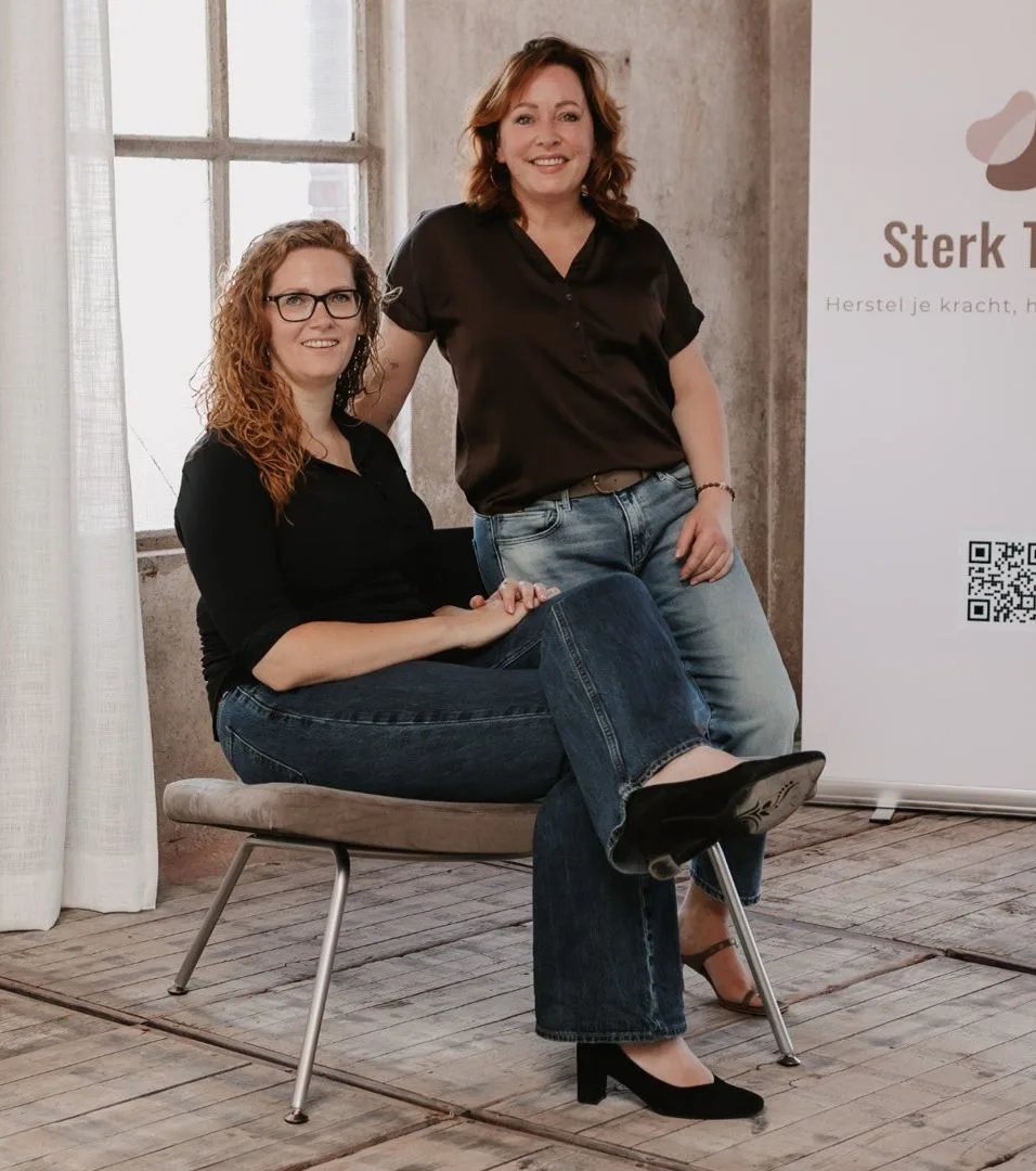 Claudia Bastiaansen en Ina Mulder van Sterk Terug